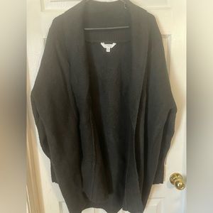 Black cardigan